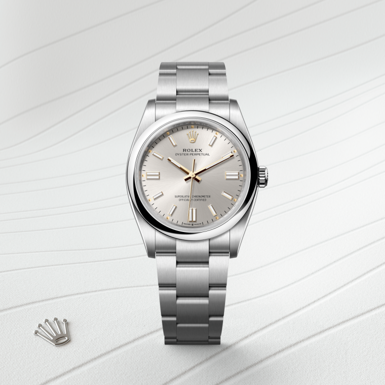rolex Oyster Perpetual in Oystersteel, M126000-0001 - Global Watch Company (GWC)