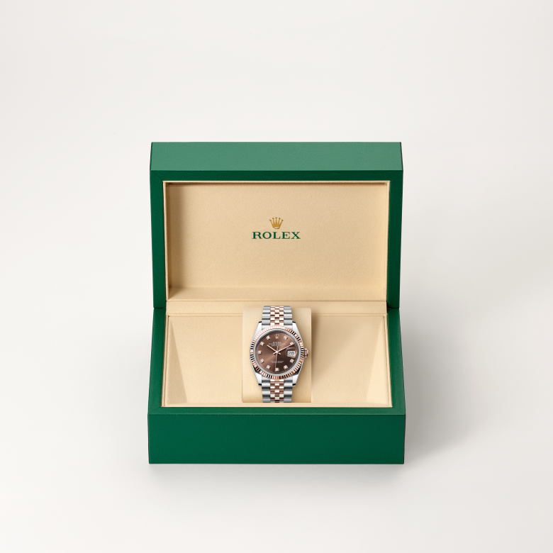 rolex Datejust in Everose Rolesor - combination of Oystersteel and Everose gold, M126231-0053 - Global Watch Company (GWC)