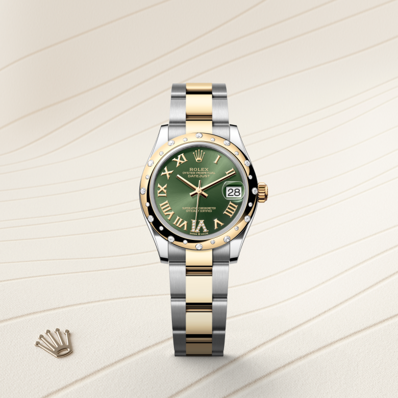 rolex Datejust in Yellow Rolesor - combination of Oystersteel and yellow gold, M278343RBR-0015 - Global Watch Company (GWC)