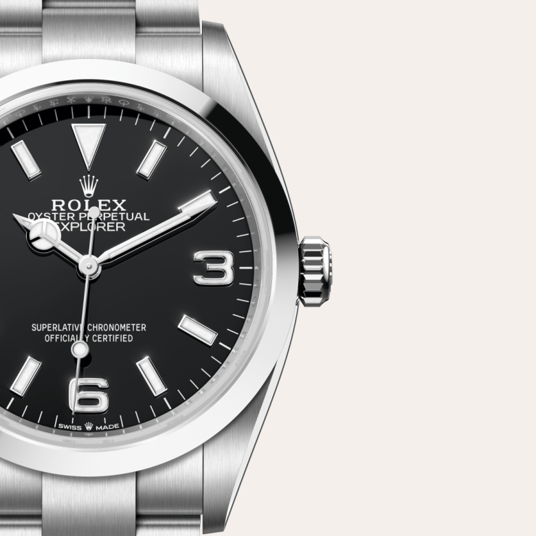 rolex Explorer in Oystersteel, M124270-0001 - Global Watch Company (GWC)