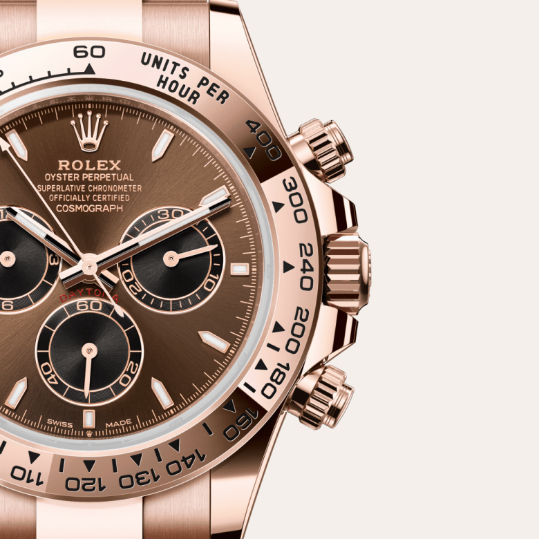 rolex Cosmograph Daytona in 18 ct Everose gold, M126505-0005 - Global Watch Company (GWC)