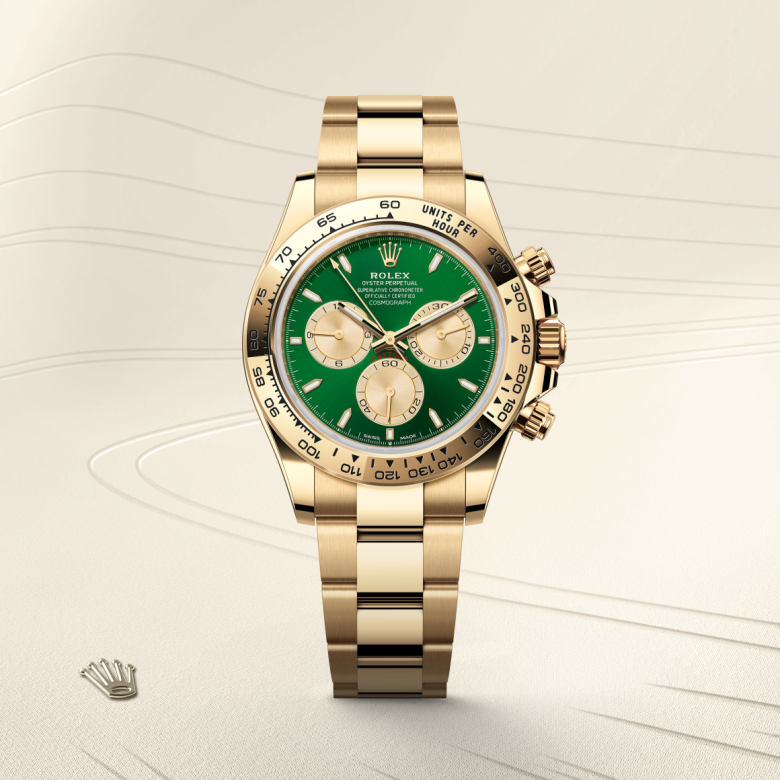 rolex Cosmograph Daytona in 18 ct yellow gold, M126508-0008 - Global Watch Company (GWC)