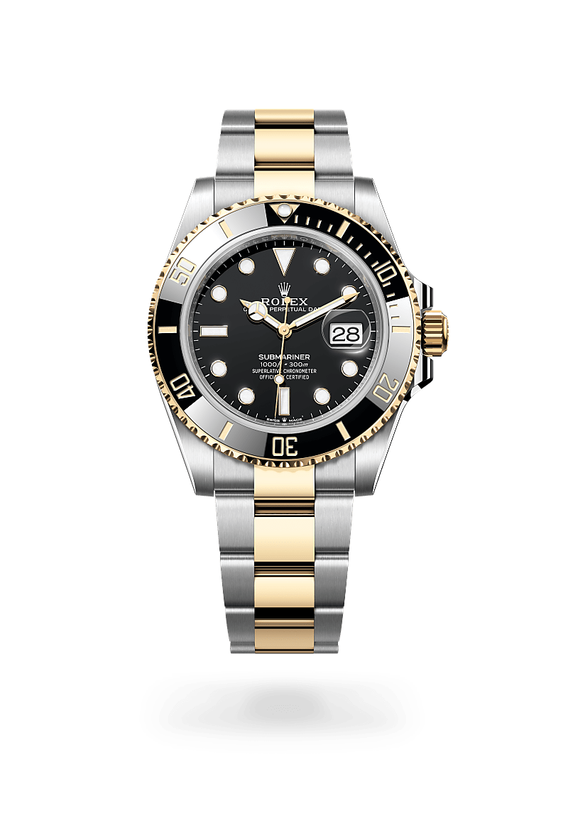rolex Submariner in Yellow Rolesor - combination of Oystersteel and yellow gold, M126613LN-0002 - Global Watch Company (GWC)