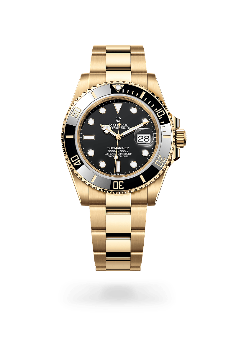 rolex Submariner in 18 ct yellow gold, M126618LN-0002 - Global Watch Company (GWC)