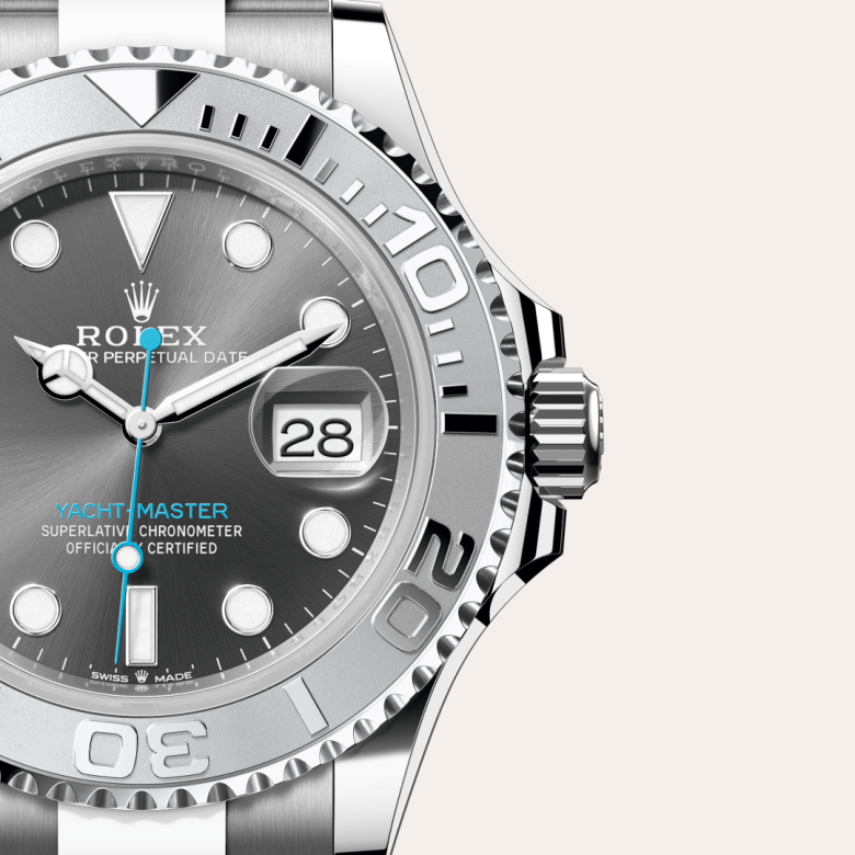 rolex Yacht-Master in Rolesium - combination of Oystersteel and platinum, M126622-0001 - Global Watch Company (GWC)