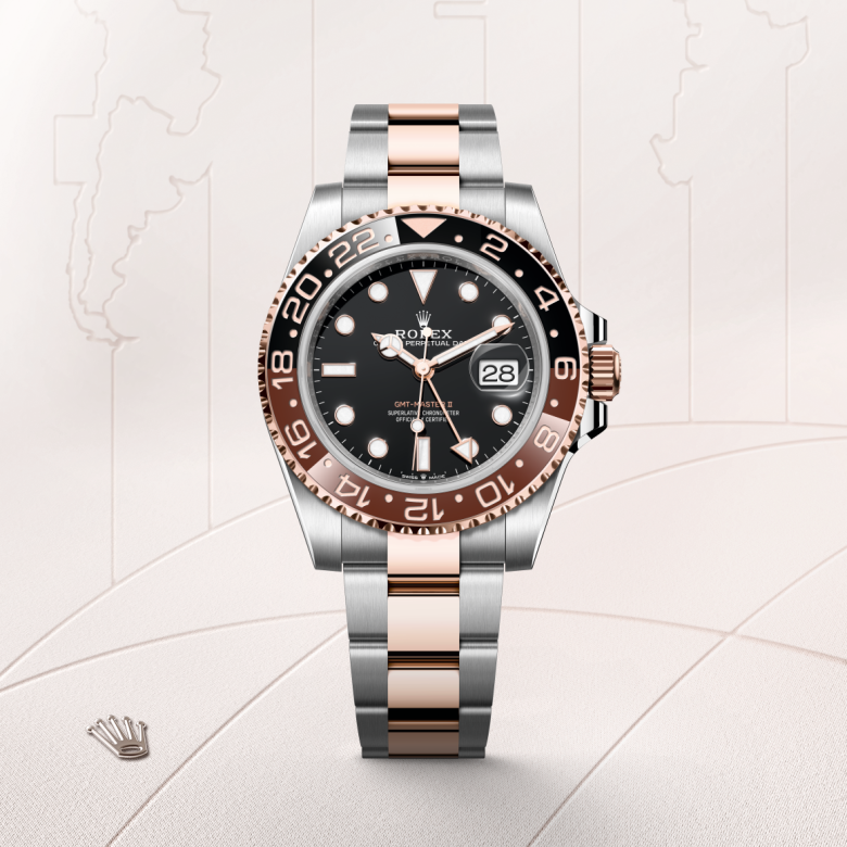 rolex GMT-Master II in Everose Rolesor - combination of Oystersteel and Everose gold, M126711CHNR-0002 - Global Watch Company (GWC)