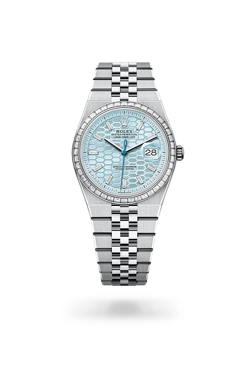 rolex Land-Dweller in Platinum, M127286TBR-0001 - Global Watch Company (GWC)