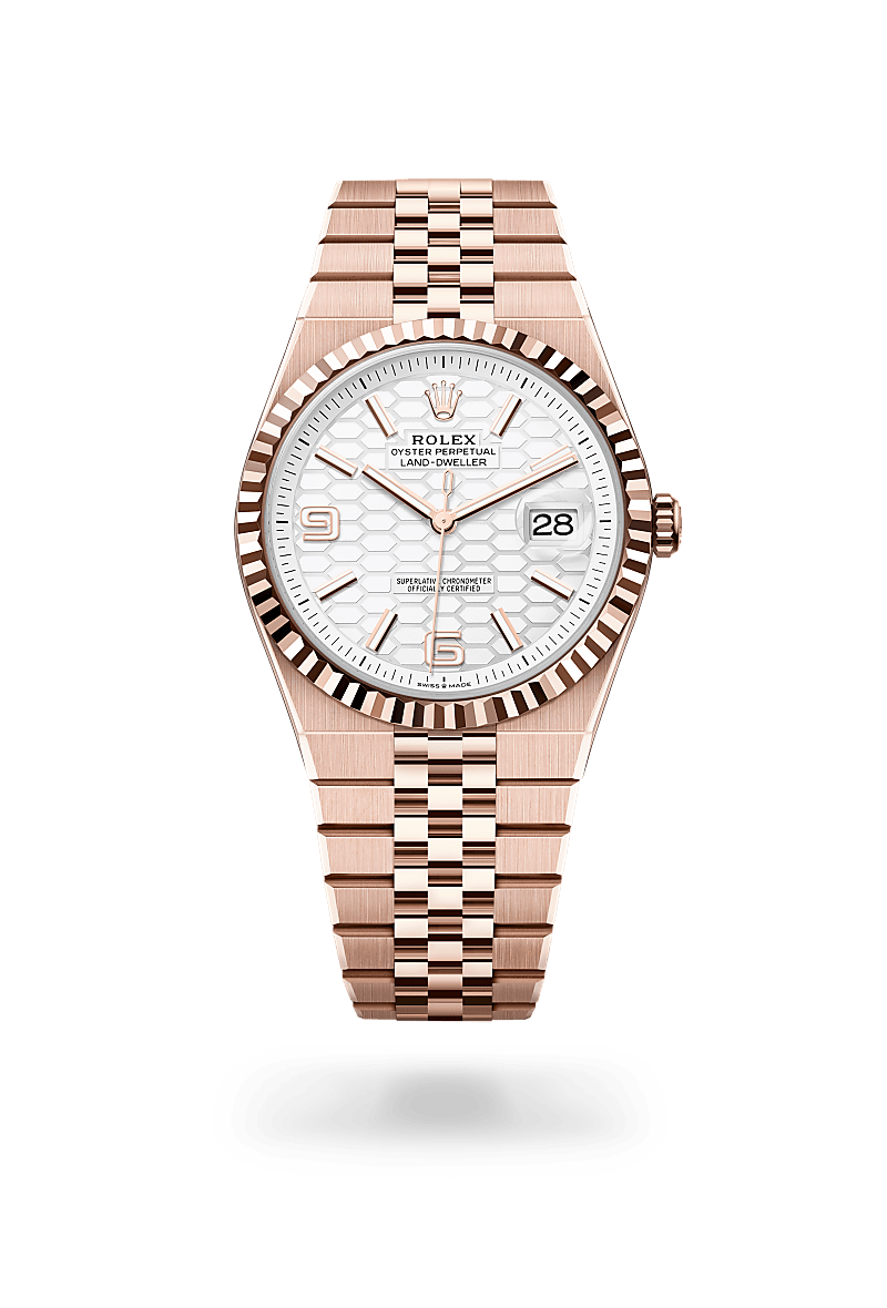 rolex Land-Dweller in 18 ct Everose gold, M127335-0001 - Global Watch Company (GWC)