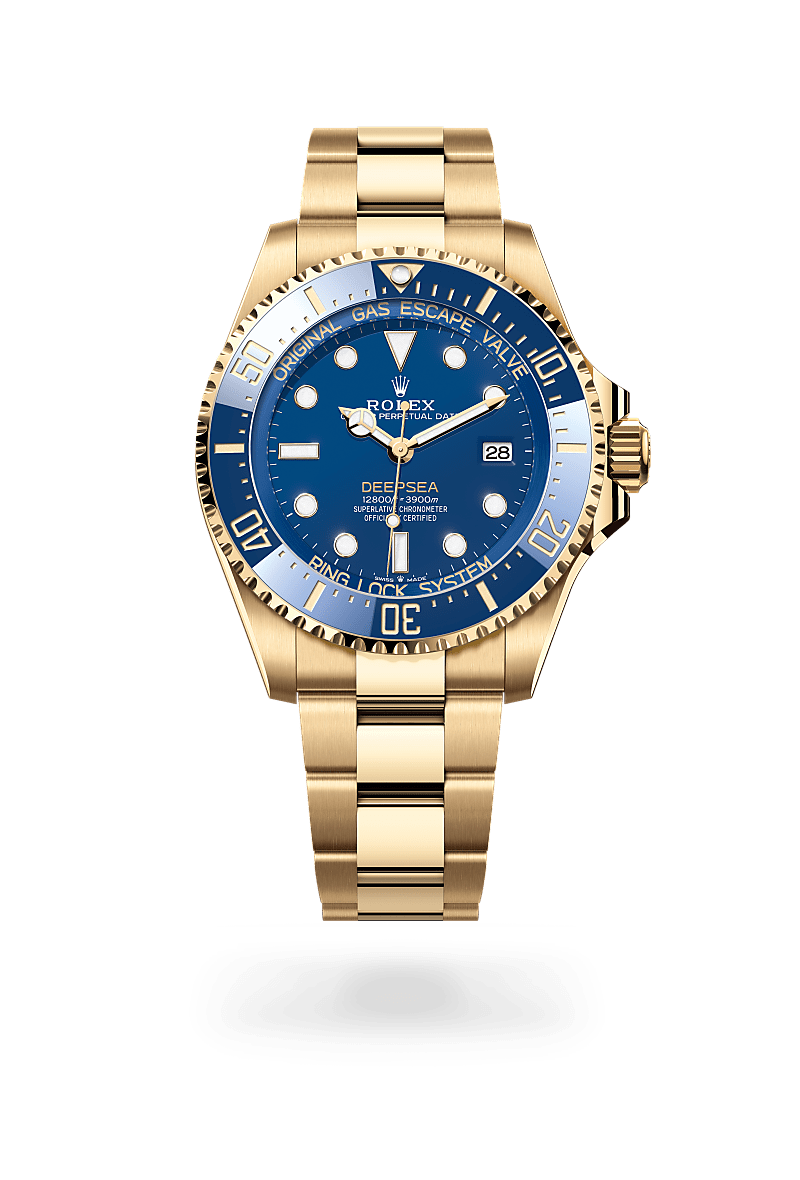 rolex Deepsea in 18 ct yellow gold, M136668LB-0001 - Global Watch Company (GWC)