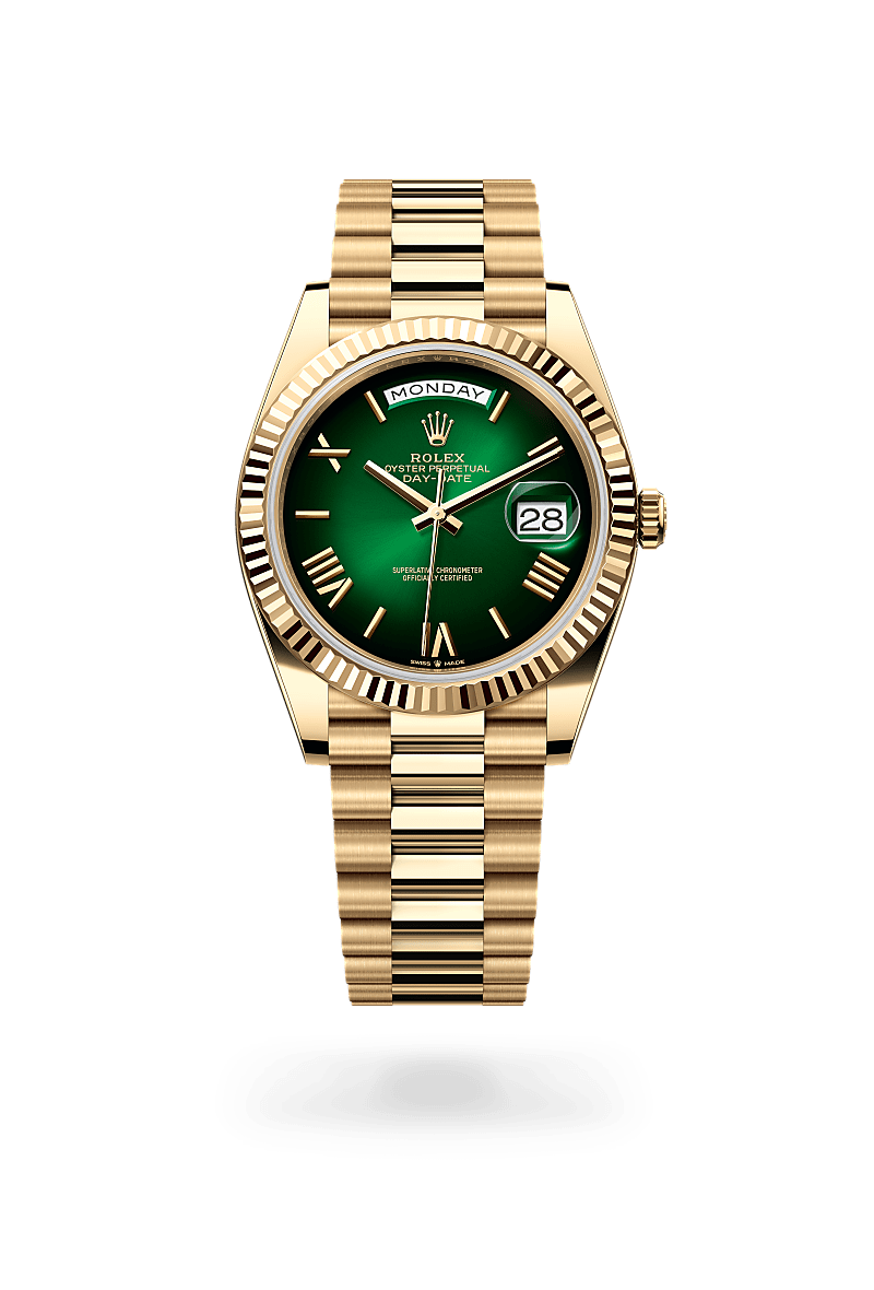rolex Day-Date in 18 ct yellow gold, M228238-0069 - Global Watch Company (GWC)