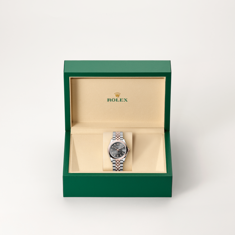 rolex Datejust in Everose Rolesor - combination of Oystersteel and Everose gold, M278241-0018 - Global Watch Company (GWC)
