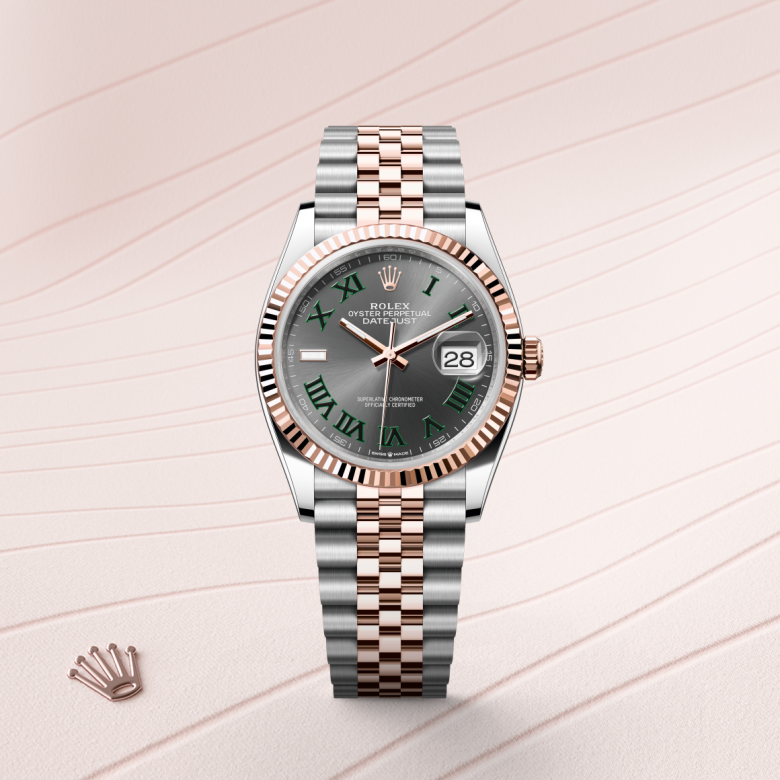 rolex Datejust in Everose Rolesor - combination of Oystersteel and Everose gold, M126231-0029 - Global Watch Company (GWC)