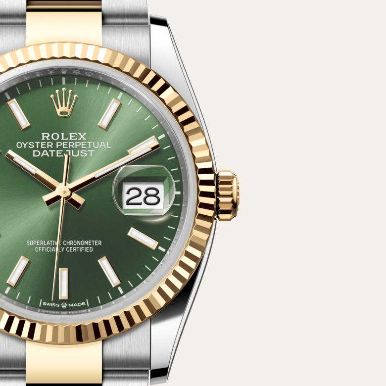 rolex Datejust in Yellow Rolesor - combination of Oystersteel and yellow gold, M126233-0058 - Global Watch Company (GWC)