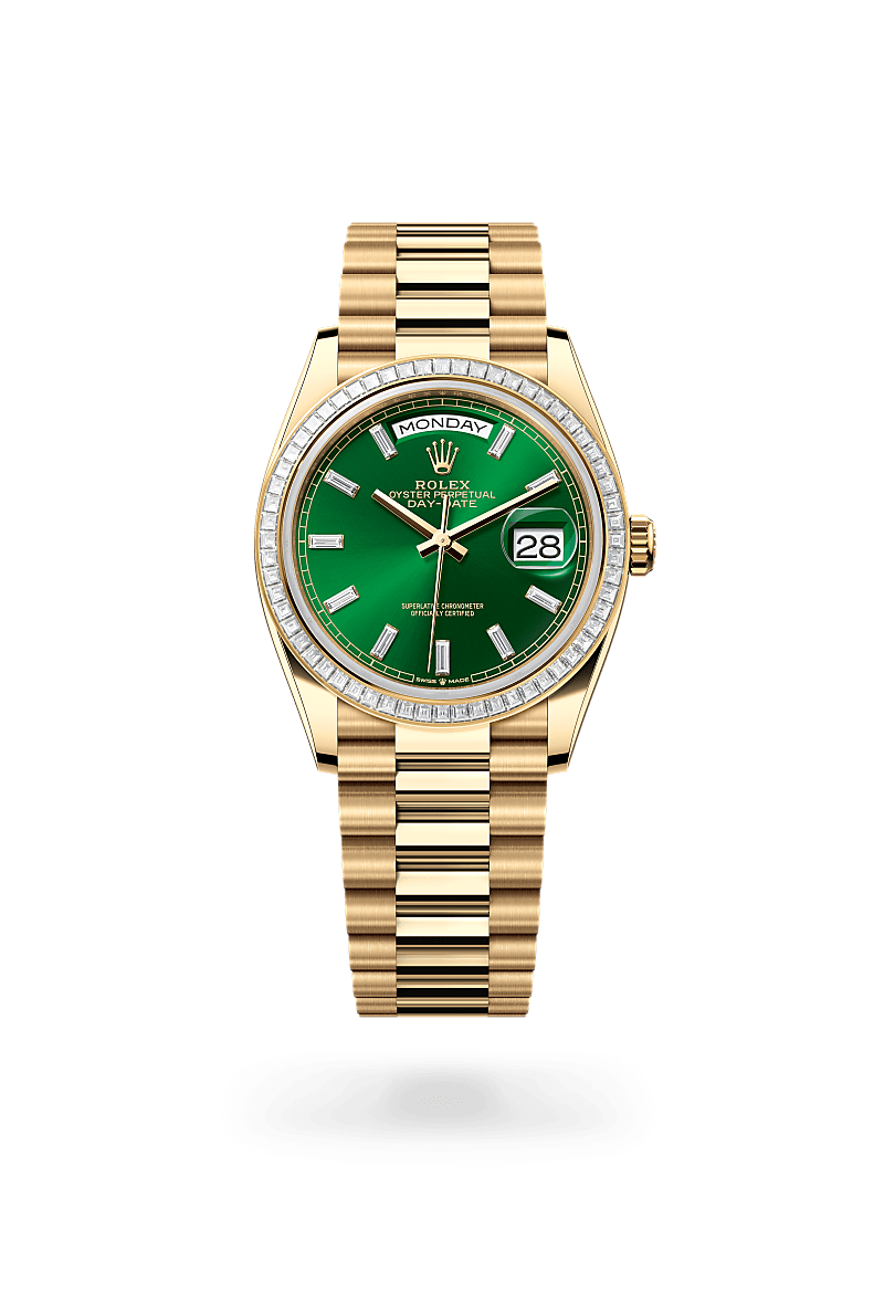 rolex Day-Date in 18 ct yellow gold, M128398TBR-0035 - Global Watch Company (GWC)