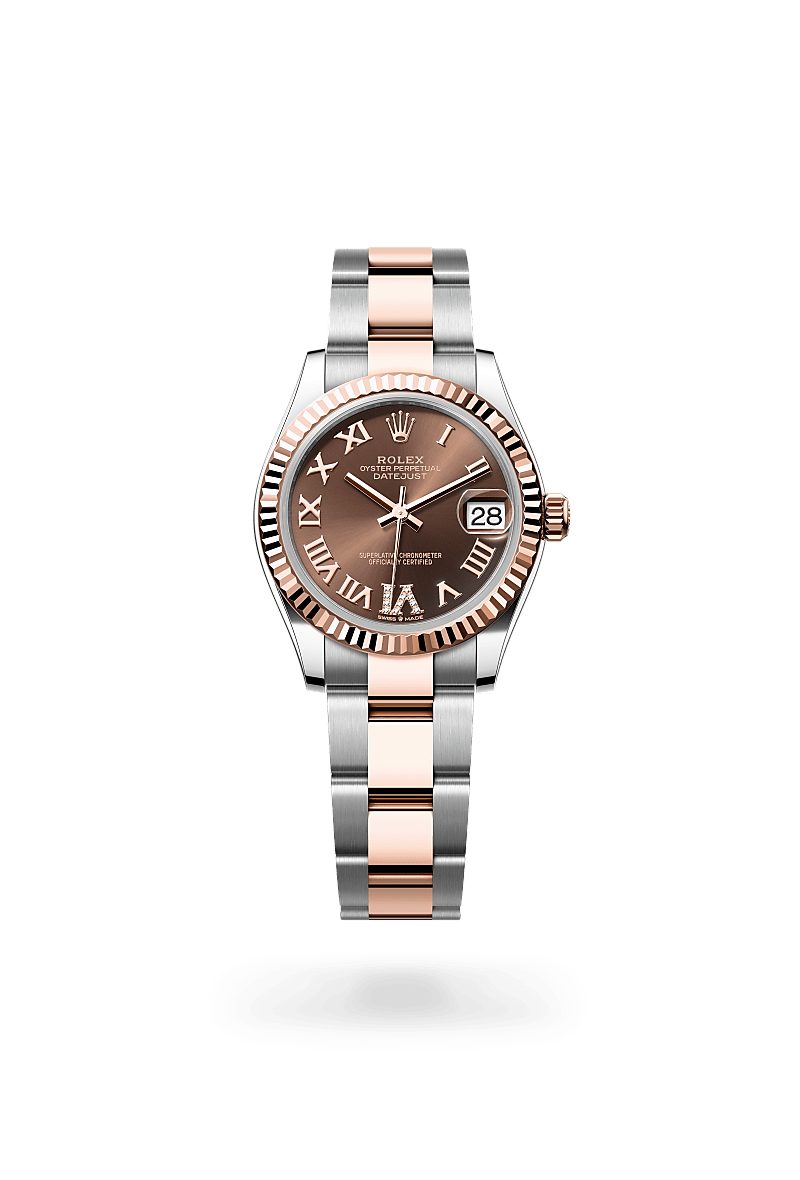rolex Datejust in Everose Rolesor - combination of Oystersteel and Everose gold, M278271-0003 - Global Watch Company (GWC)