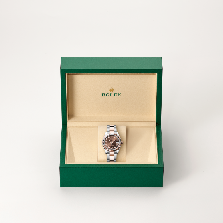 rolex Datejust in Everose Rolesor - combination of Oystersteel and Everose gold, M278271-0003 - Global Watch Company (GWC)