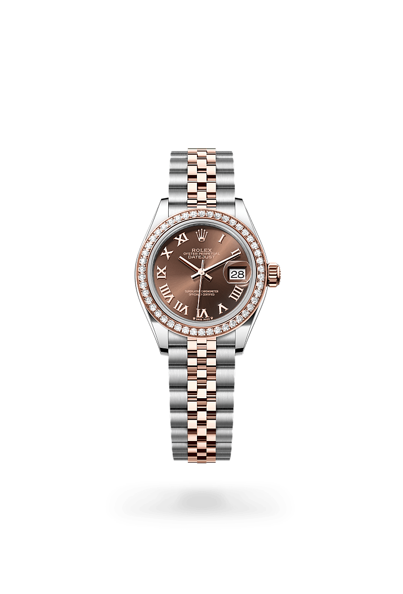 rolex Lady-Datejust in Everose Rolesor - combination of Oystersteel and Everose gold, M279381RBR-0009 - Global Watch Company (GWC)