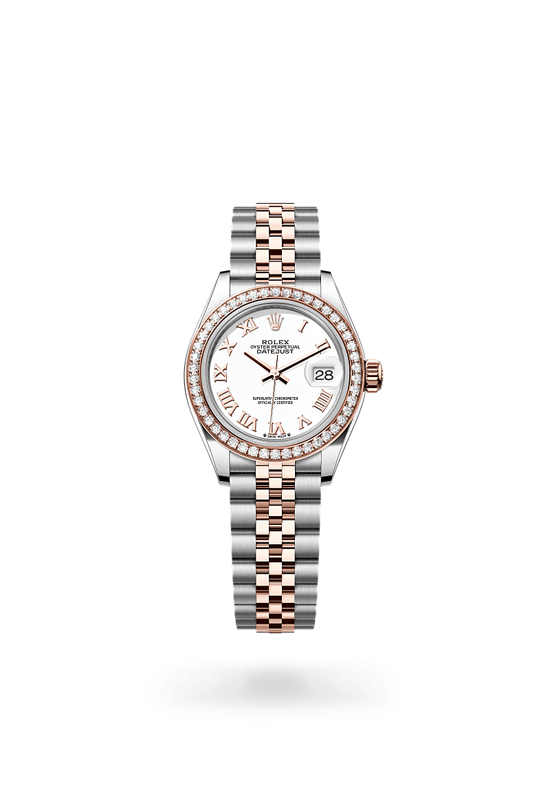 rolex Lady-Datejust in Everose Rolesor - combination of Oystersteel and Everose gold, M279381RBR-0021 - Global Watch Company (GWC)