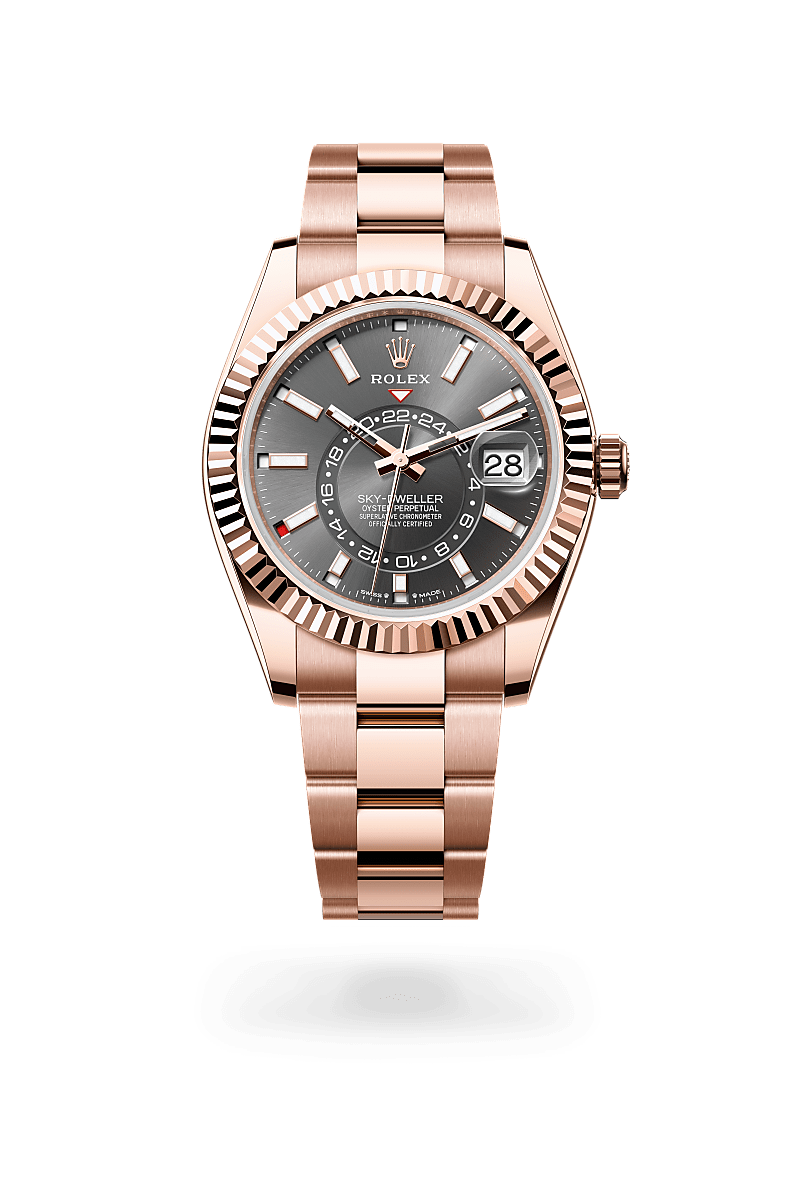 rolex Sky-Dweller in 18 ct Everose gold, M336935-0004 - Global Watch Company (GWC)