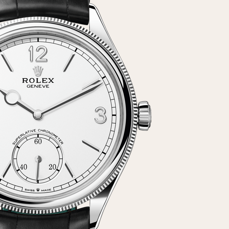 rolex 1908 in 18 ct white gold, M52509-0005 - Global Watch Company (GWC)