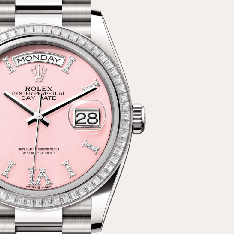 rolex Day-Date in 18 ct white gold, M128399TBR-0009 - GWC
