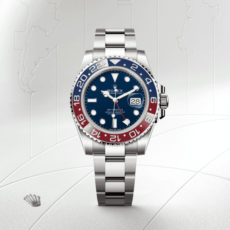 rolex GMT-Master II in 18 ct white gold, M126719BLRO-0003 - GWC