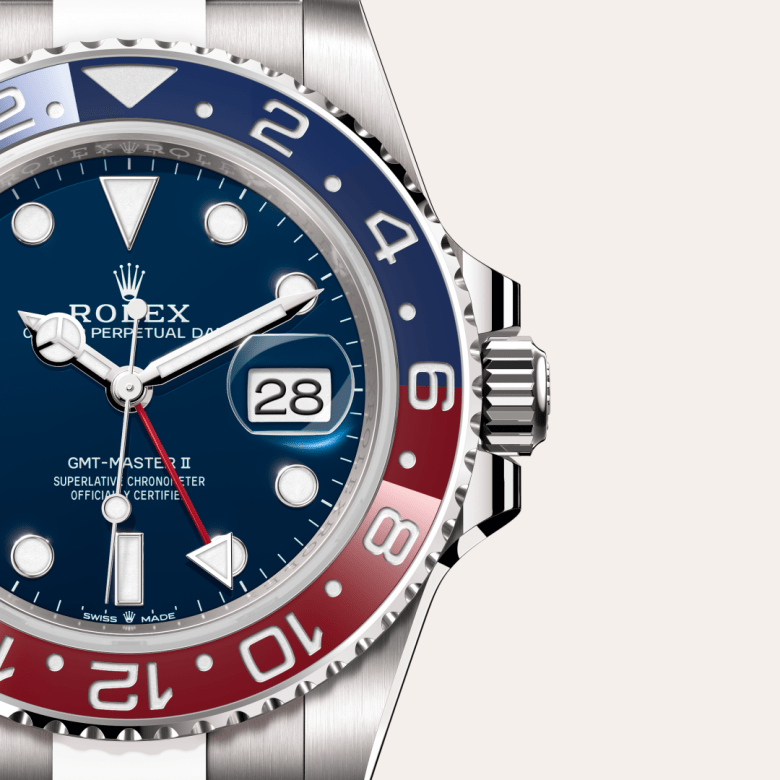 rolex GMT-Master II in 18 ct white gold, M126719BLRO-0003 - GWC