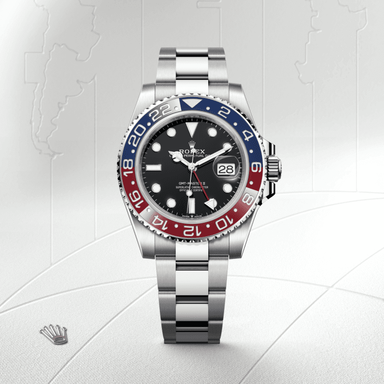 rolex GMT-Master II in Oystersteel, M126710BLRO-0002 - GWC
