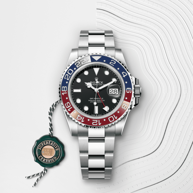 rolex GMT-Master II in Oystersteel, M126710BLRO-0002 - GWC