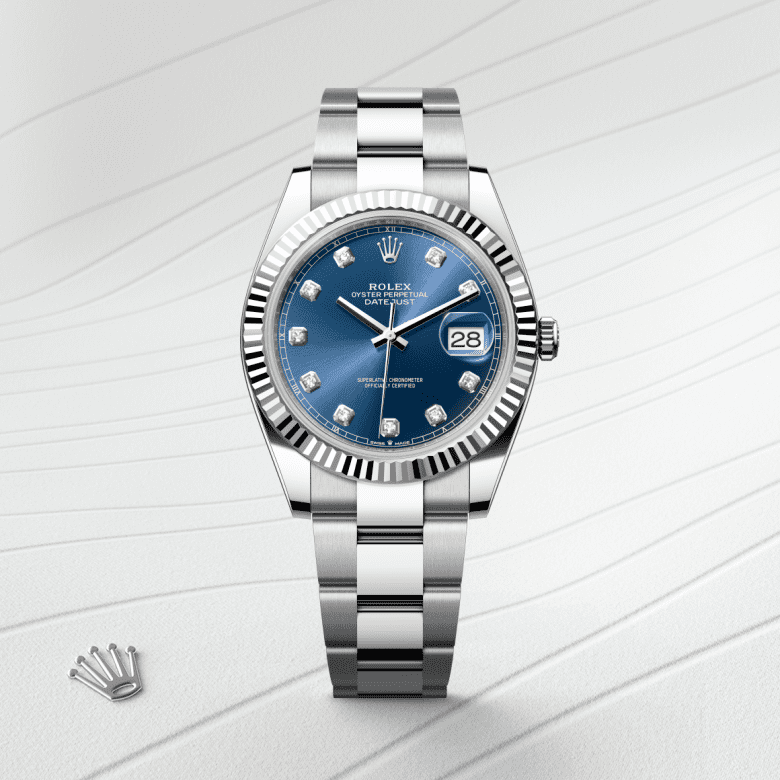 rolex Datejust in White Rolesor - combination of Oystersteel and white gold, M126334-0015 - GWC