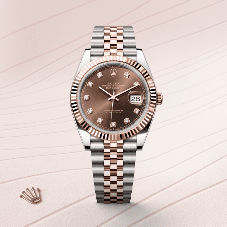 rolex Datejust in Everose Rolesor - combination of Oystersteel and Everose gold, M126331-0004 - GWC