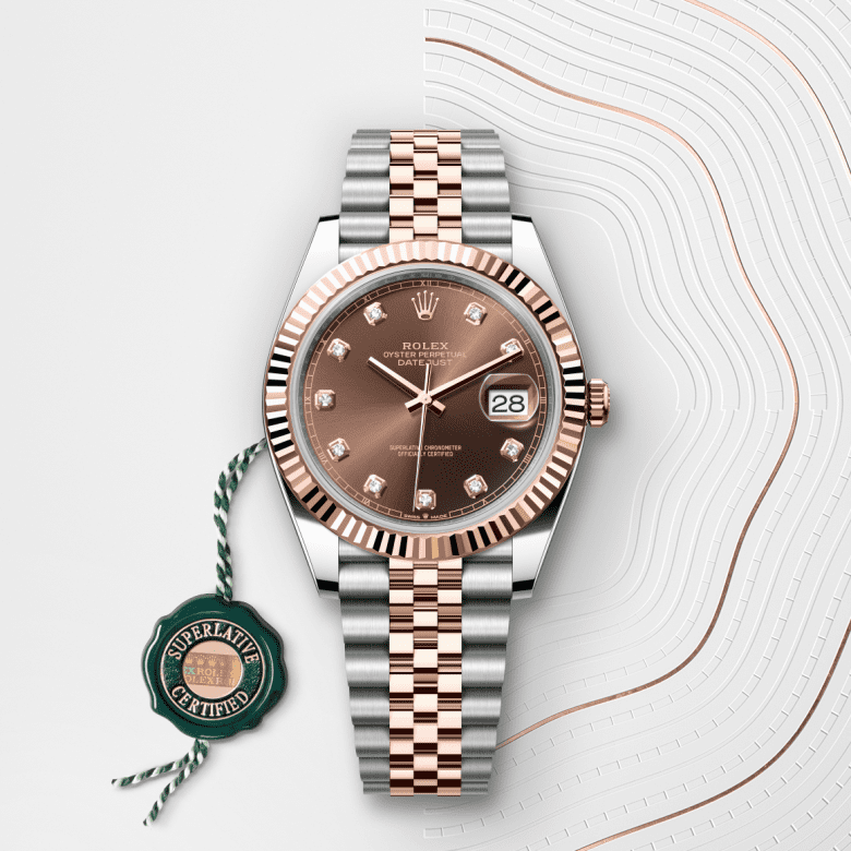 rolex Datejust in Everose Rolesor - combination of Oystersteel and Everose gold, M126331-0004 - GWC