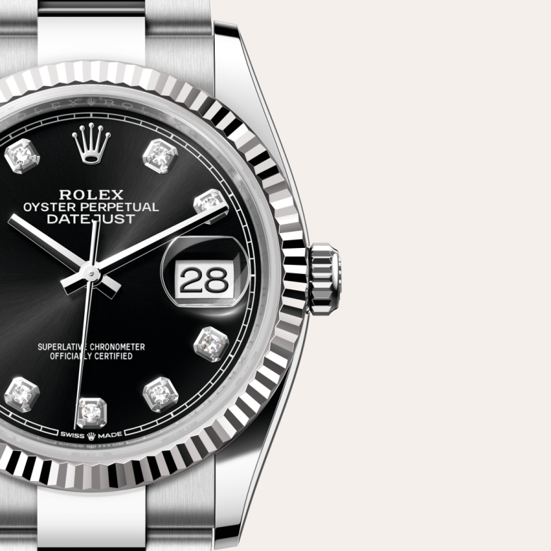 rolex Datejust in White Rolesor - combination of Oystersteel and white gold, M126234-0028 - GWC