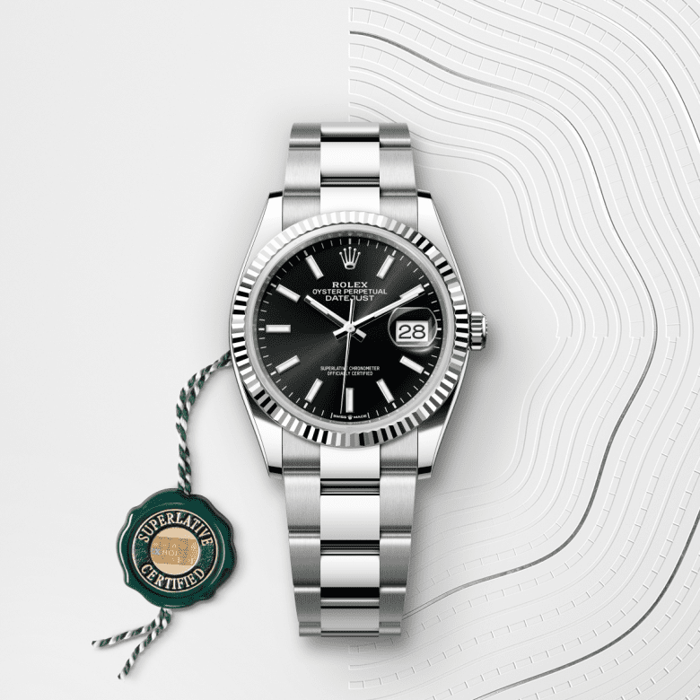 rolex Datejust in White Rolesor - combination of Oystersteel and white gold, M126234-0016 - GWC