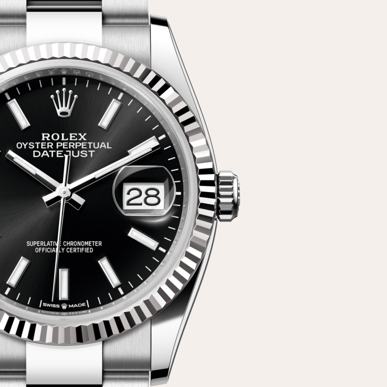 rolex Datejust in White Rolesor - combination of Oystersteel and white gold, M126234-0016 - GWC