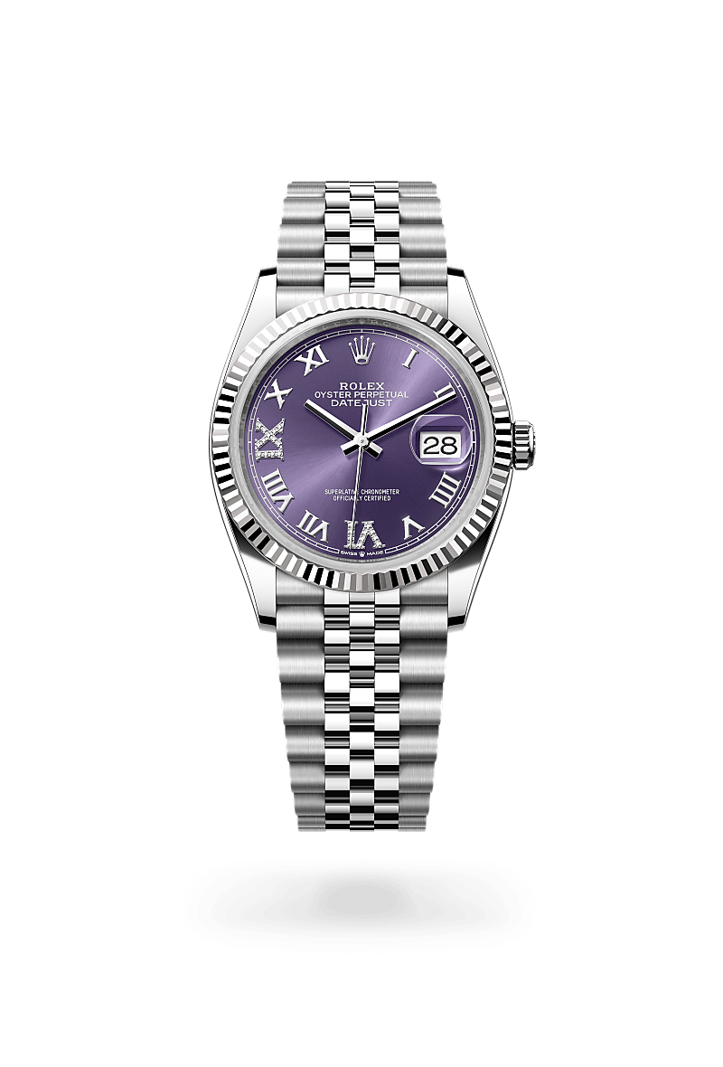 rolex Datejust in White Rolesor - combination of Oystersteel and white gold, M126234-0021 - GWC