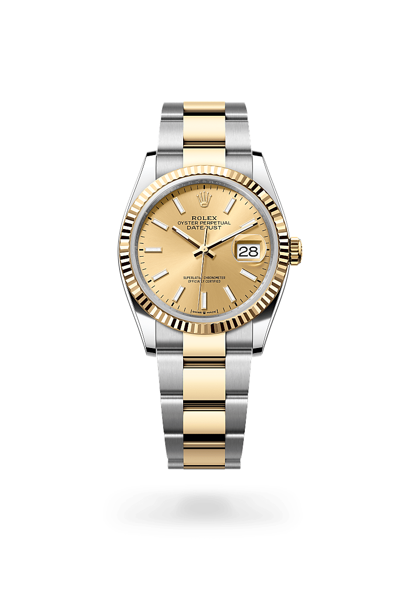 rolex Datejust in Yellow Rolesor - combination of Oystersteel and yellow gold, M126233-0016 - GWC