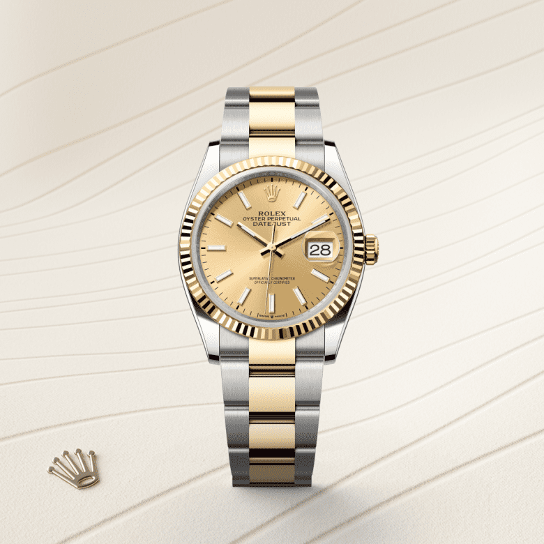 rolex Datejust in Yellow Rolesor - combination of Oystersteel and yellow gold, M126233-0016 - GWC