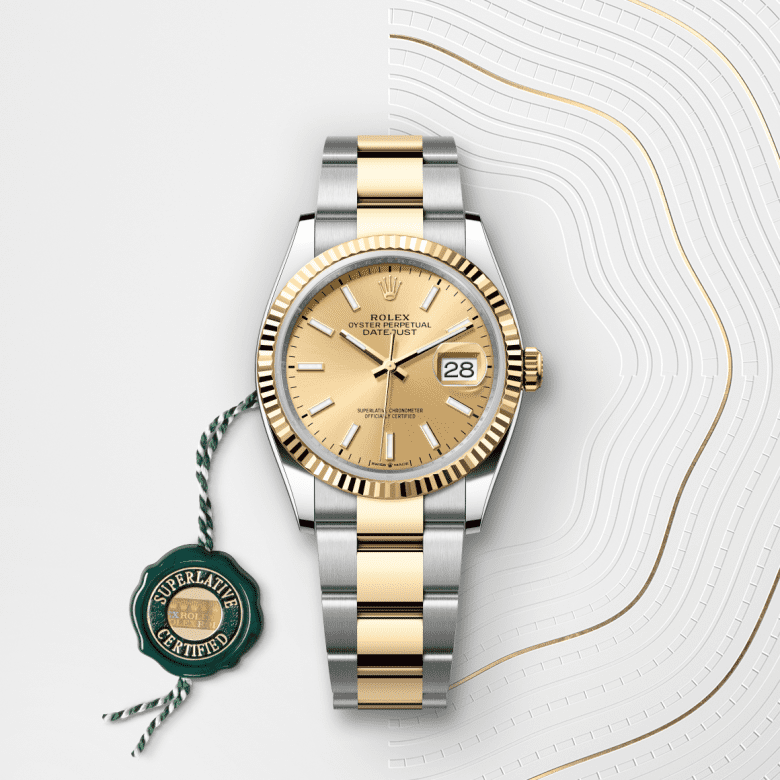 rolex Datejust in Yellow Rolesor - combination of Oystersteel and yellow gold, M126233-0016 - GWC