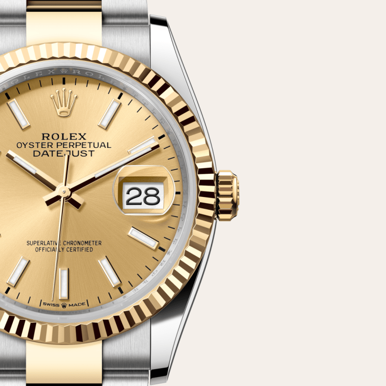 rolex Datejust in Yellow Rolesor - combination of Oystersteel and yellow gold, M126233-0016 - GWC