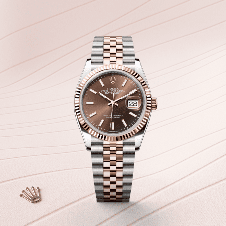 rolex Datejust in Everose Rolesor - combination of Oystersteel and Everose gold, M126231-0043 - GWC
