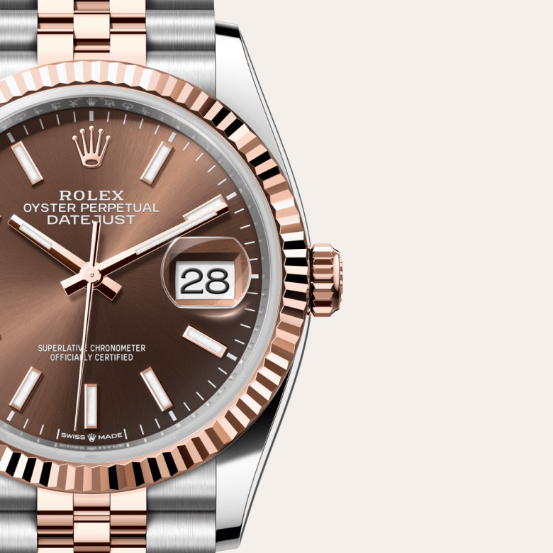 rolex Datejust in Everose Rolesor - combination of Oystersteel and Everose gold, M126231-0043 - GWC