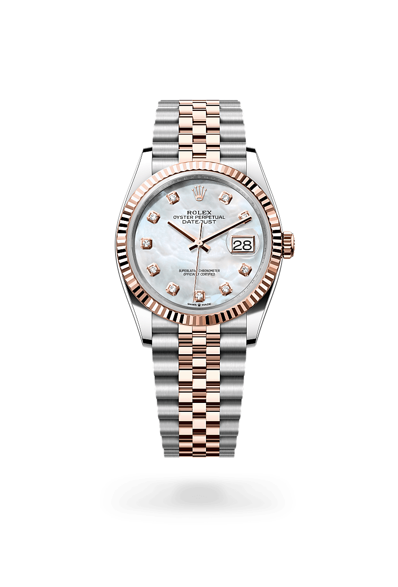 rolex Datejust in Everose Rolesor - combination of Oystersteel and Everose gold, M126231-0021 - GWC