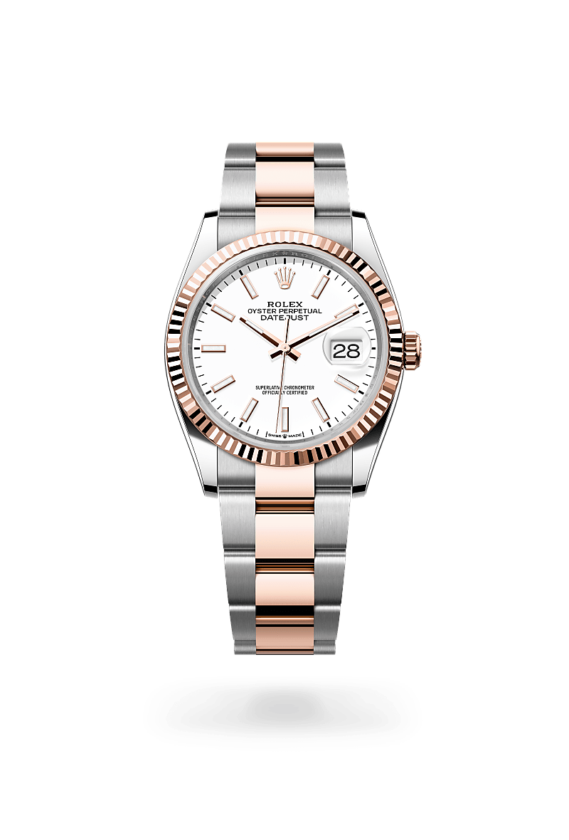 rolex Datejust in Everose Rolesor - combination of Oystersteel and Everose gold, M126231-0018 - GWC
