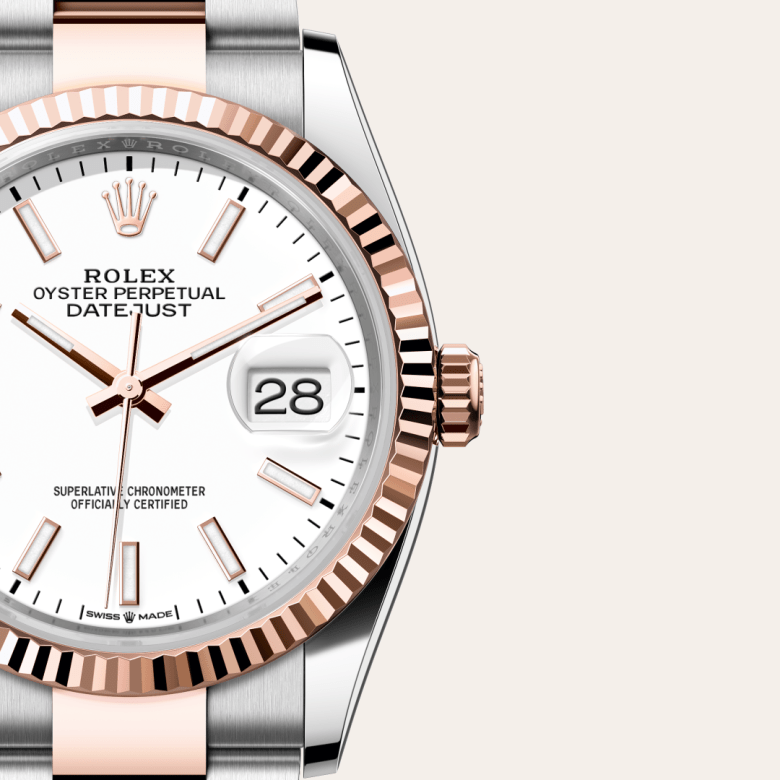 rolex Datejust in Everose Rolesor - combination of Oystersteel and Everose gold, M126231-0018 - GWC