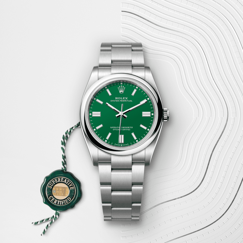 rolex Oyster Perpetual in Oystersteel, M126000-0005 - GWC