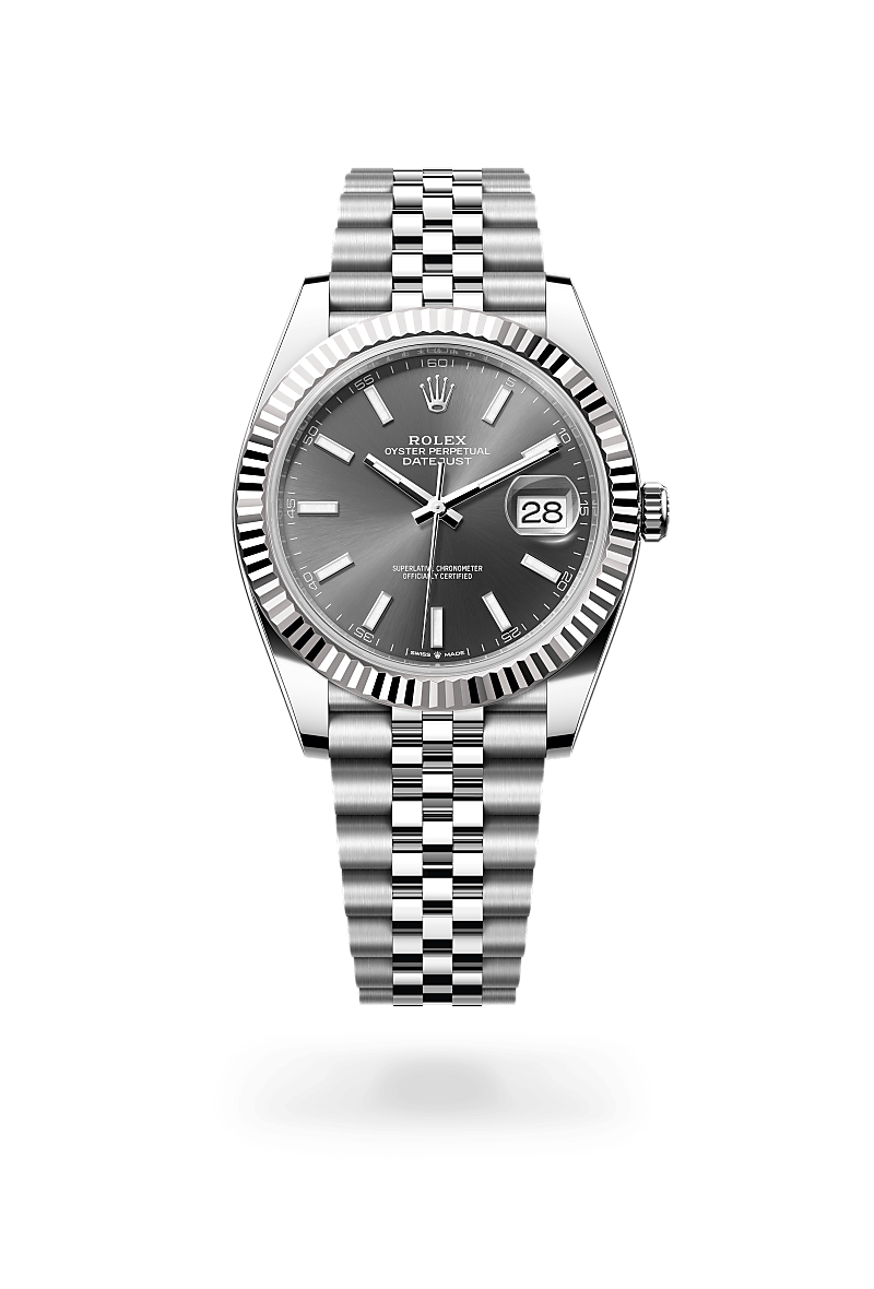 rolex Datejust in White Rolesor - combination of Oystersteel and white gold, M126334-0014 - GWC