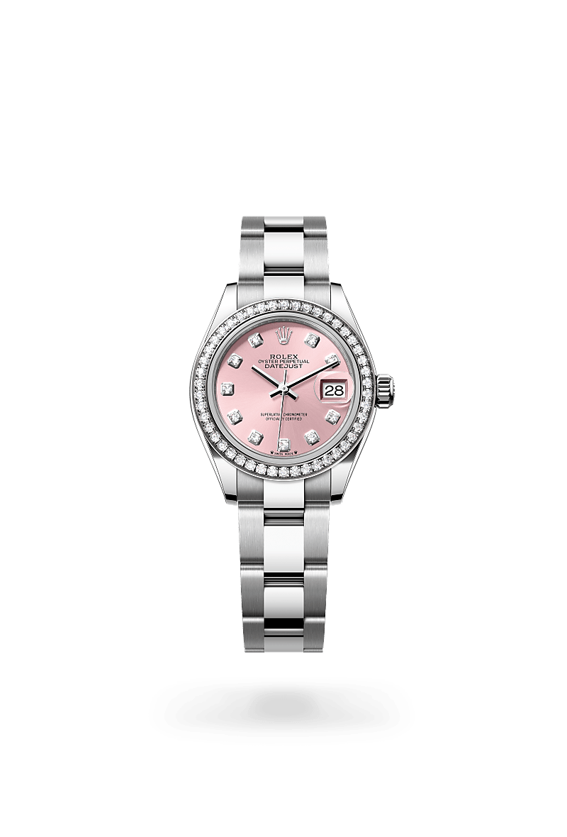 rolex Lady-Datejust in White Rolesor - combination of Oystersteel and white gold, M279384RBR-0004 - GWC