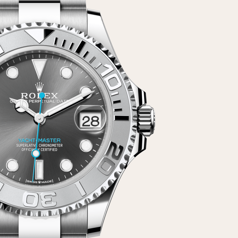 rolex Yacht-Master in Rolesium - combination of Oystersteel and platinum, M268622-0002 - GWC