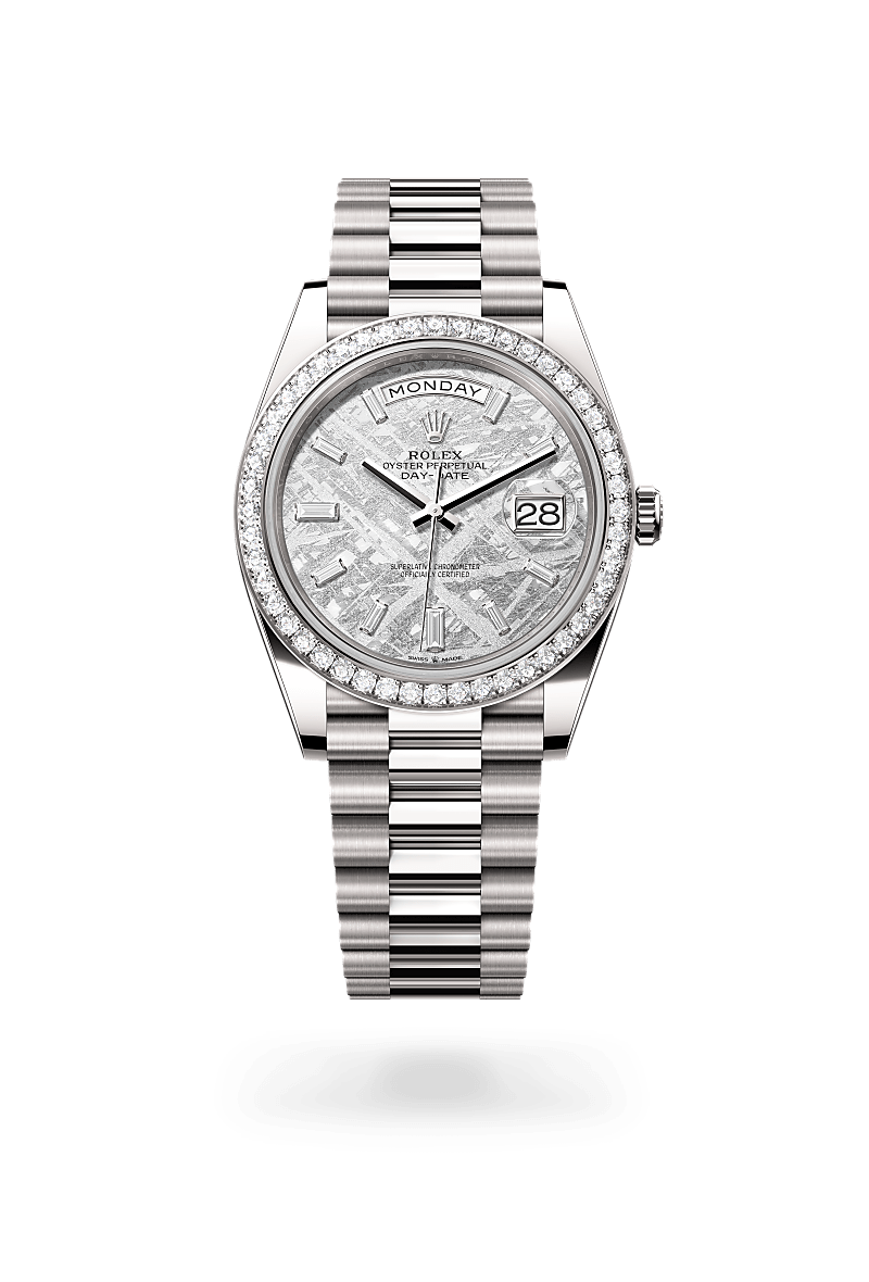 rolex Day-Date in 18 ct white gold, M228349RBR-0040 - GWC